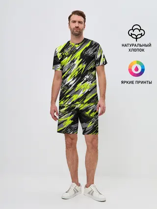 Мужской костюм с шортами / Спортивный стиль