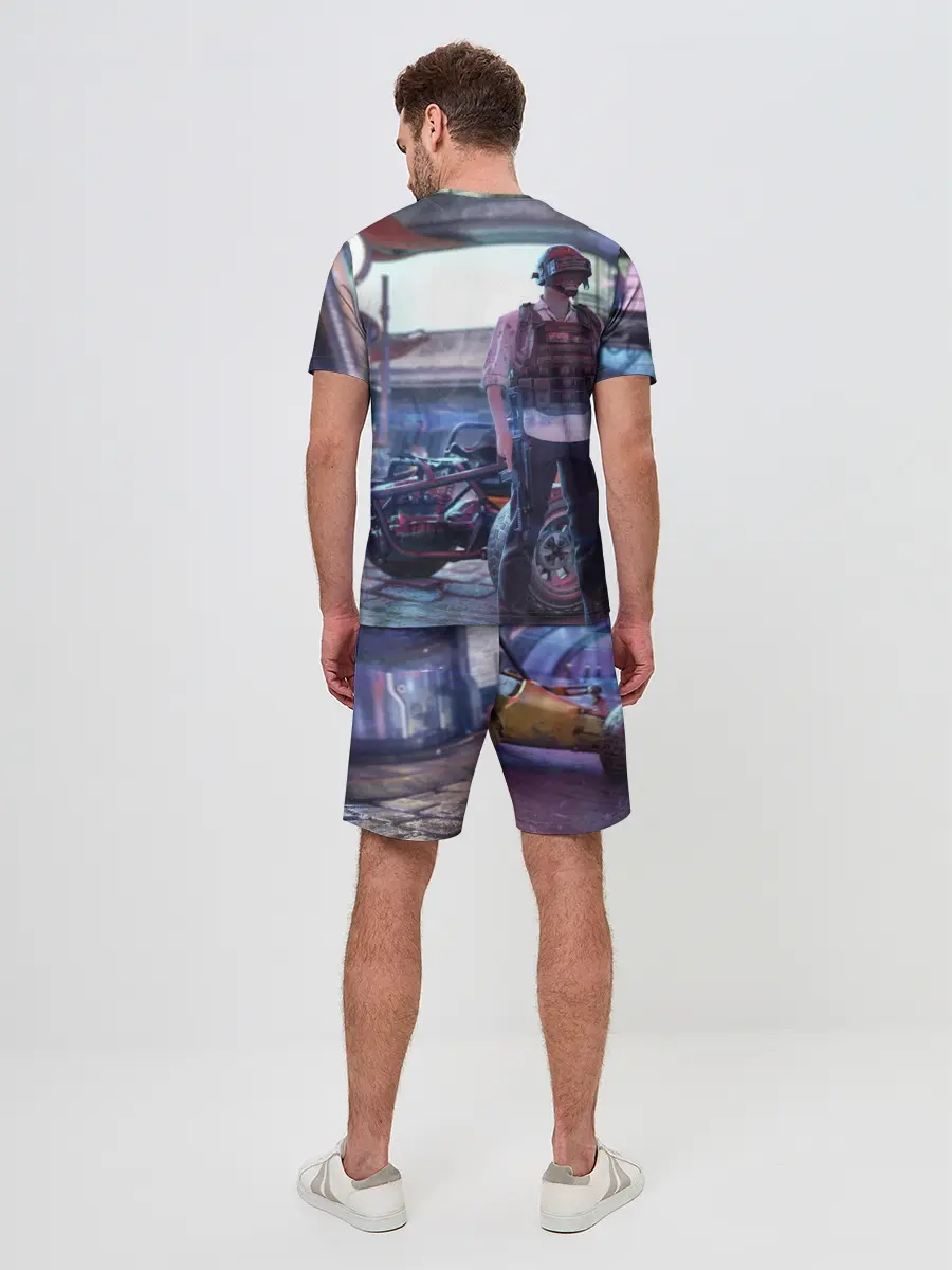 Мужской костюм с шортами / Pubg