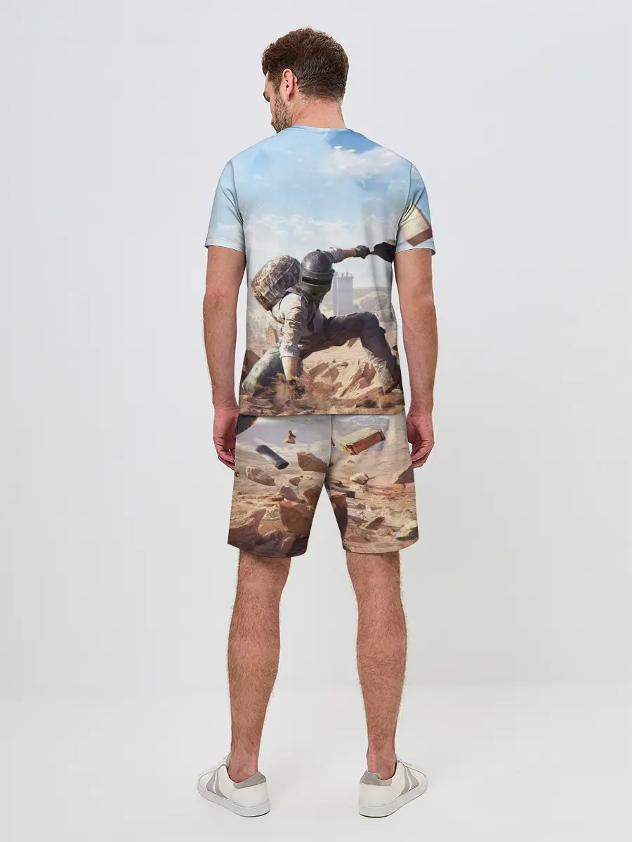 Мужской костюм с шортами / PUBG