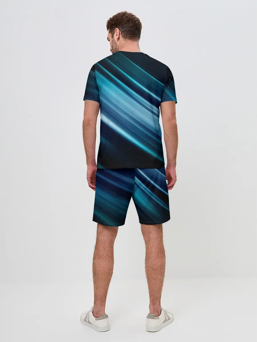 Мужской костюм с шортами / GEOMETRY STRIPES