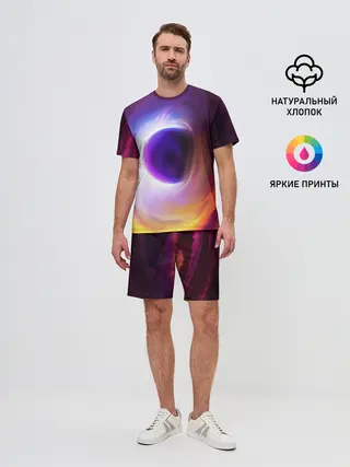 Мужской костюм с шортами / ЧЁРНАЯ ДЫРА