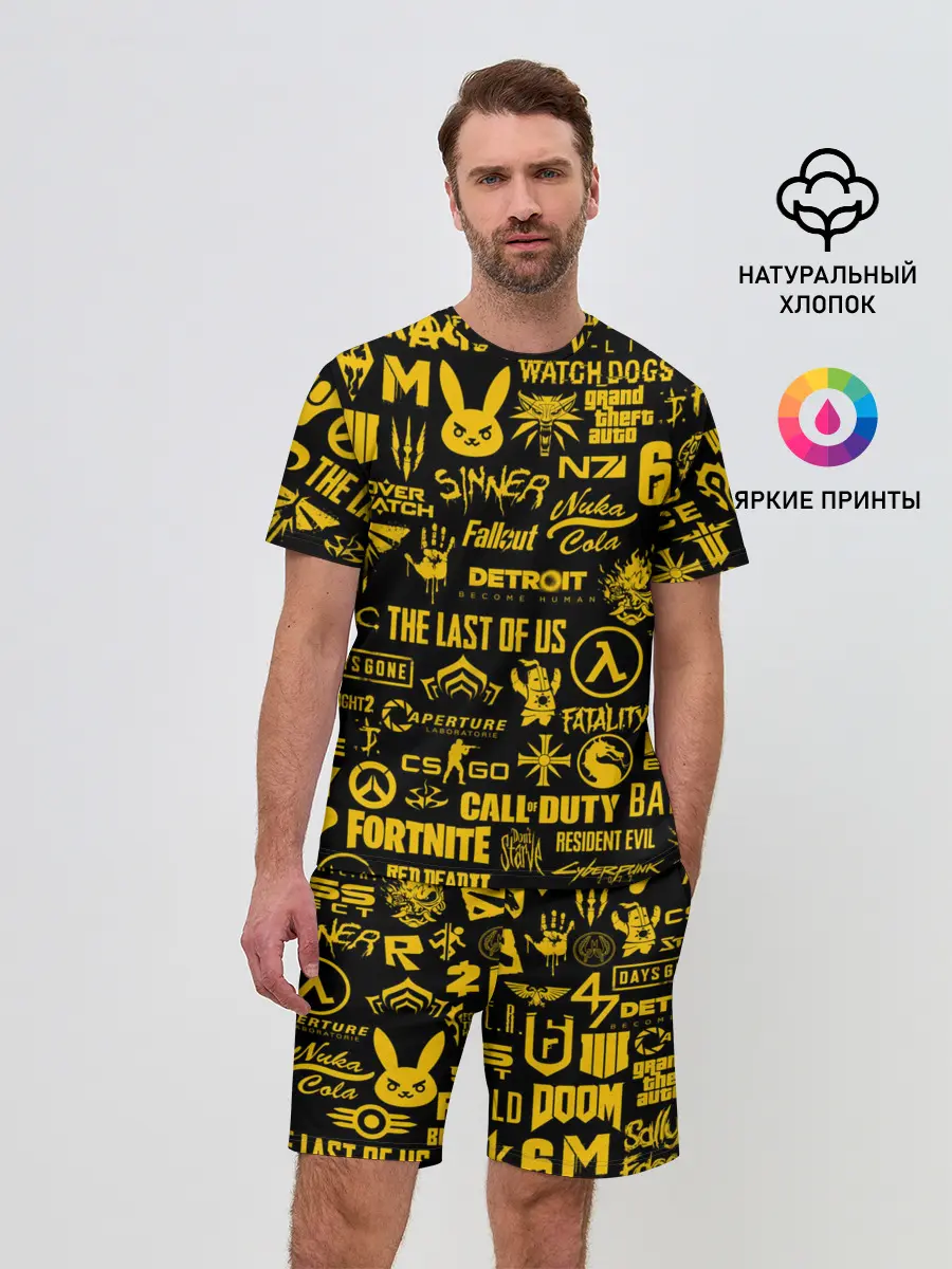 Мужской костюм с шортами / ЛОГОТИПЫ ИГР