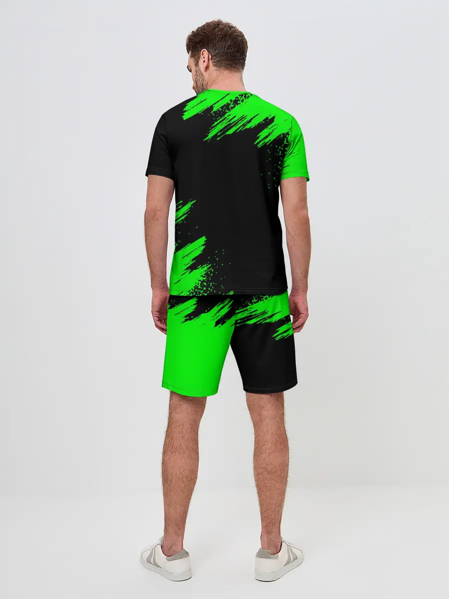 Мужской костюм с шортами / MINECRAFT CREEPER CAT