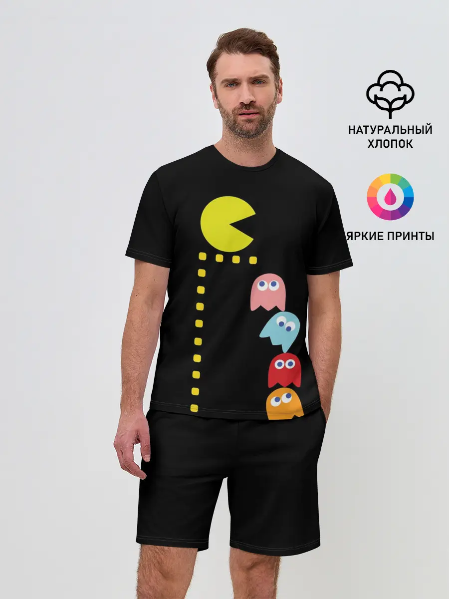 Мужской костюм с шортами / Pac-man