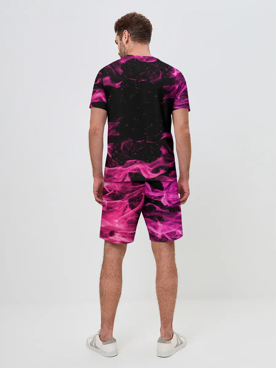 Мужской костюм с шортами / ОГОНЬ НЕОН