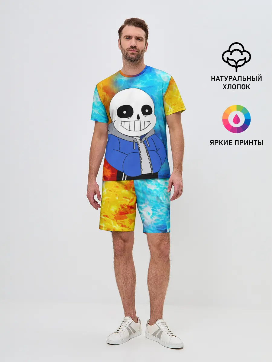 Мужской костюм с шортами / Sans | Огни