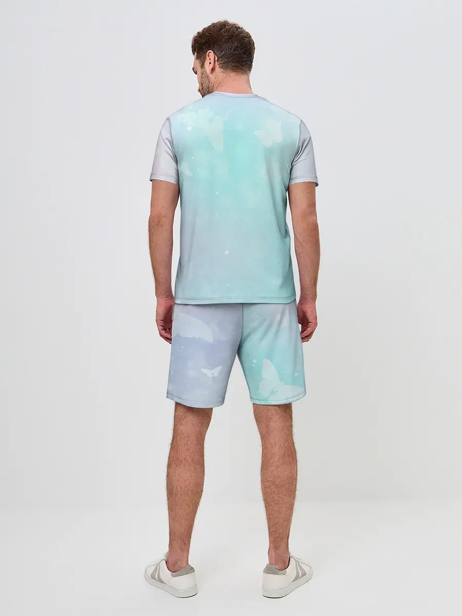 Мужской костюм с шортами / Хвост Феи радужный фон