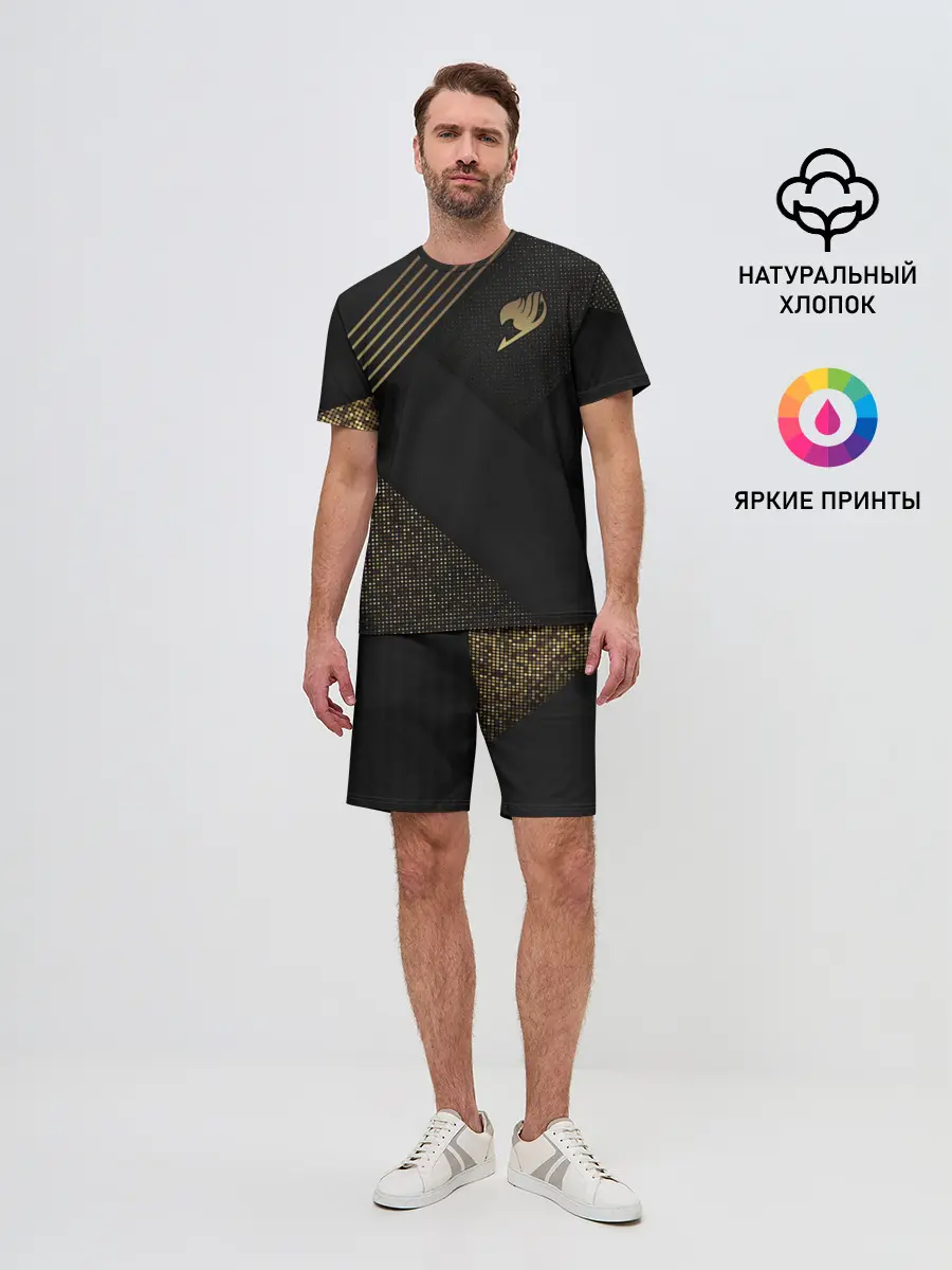 Мужской костюм с шортами / Хвост Феи геометрия