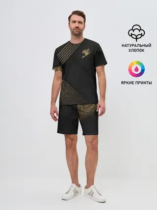 Мужской костюм с шортами / Хвост Феи геометрия