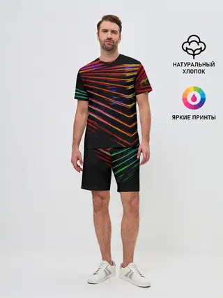Мужской костюм с шортами / STRIPES COLOR