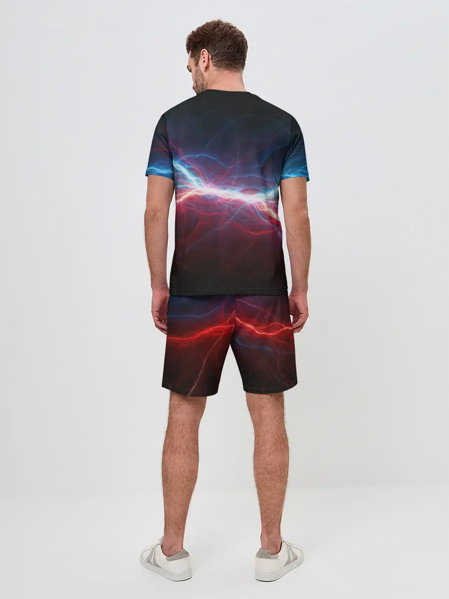 Мужской костюм с шортами / СТОЛКНОВЕНИЕ МОЛНИЙ