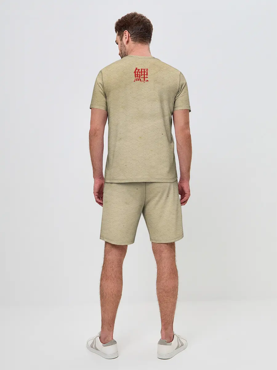 Мужской костюм с шортами / Золотая рыба кои