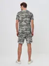 Мужской костюм с шортами / Цифровой камуфляж