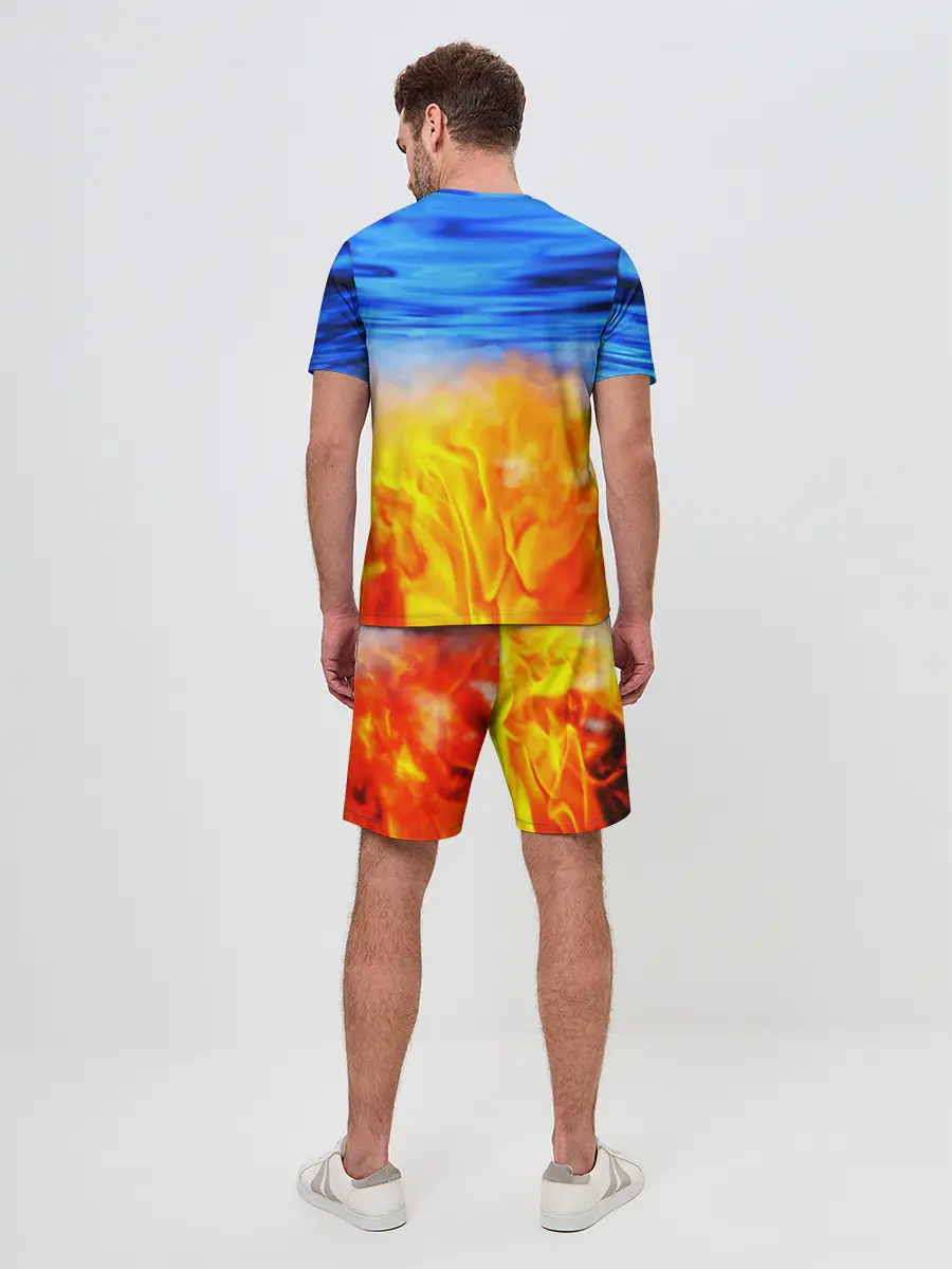 Мужской костюм с шортами / ЛЕД И ПЛАМЯ
