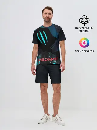 Мужской костюм с шортами / VALORANT OMEN