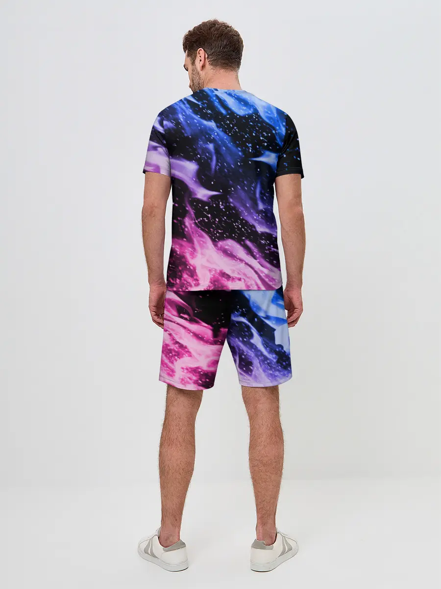 Мужской костюм с шортами / НЕОНОВЫЙ ОГОНЬ | NEON FLAME