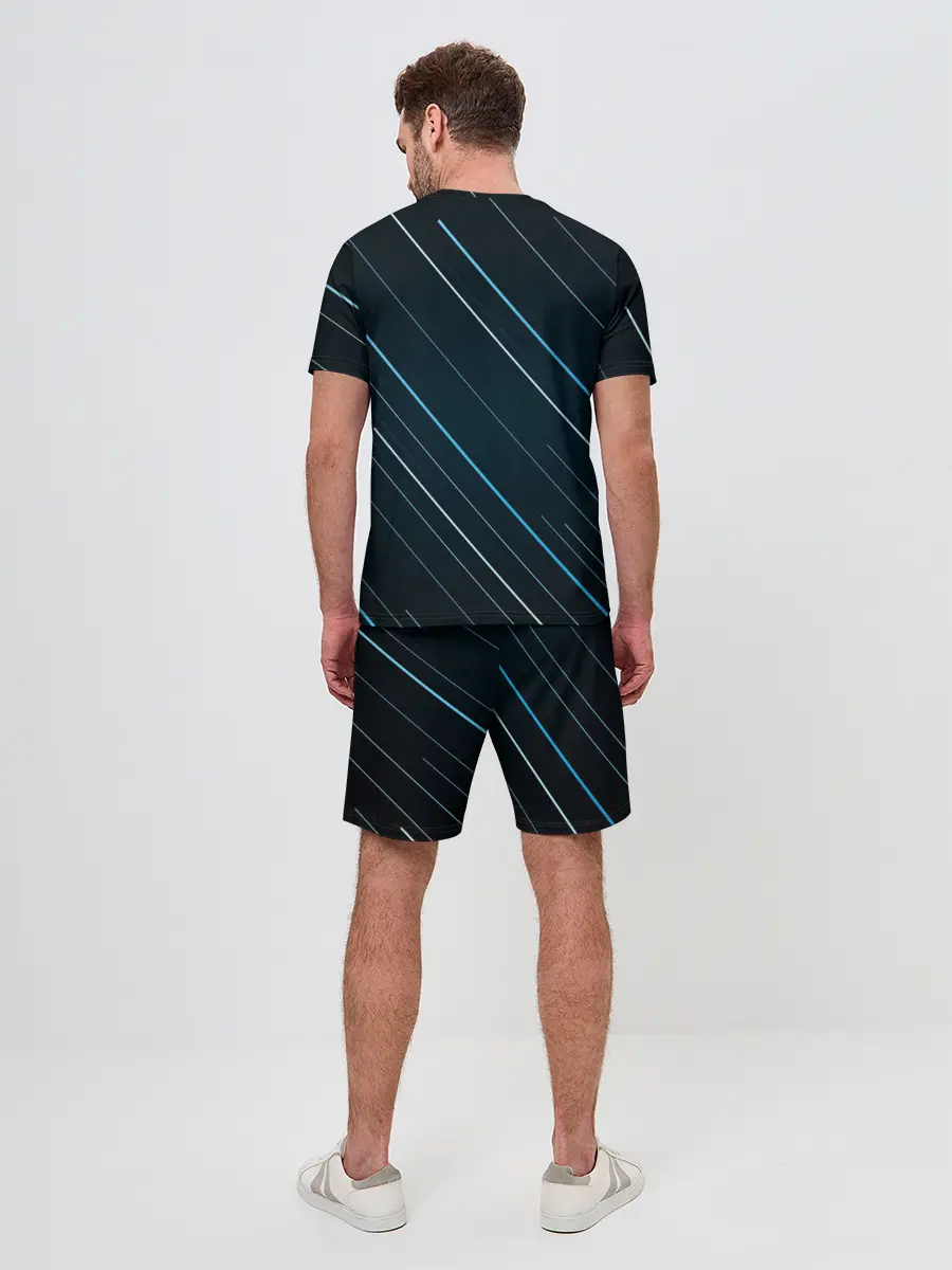 Мужской костюм с шортами / Абстракция