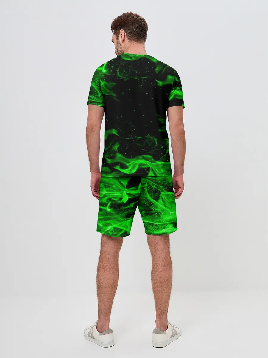 Мужской костюм с шортами / MINECRAFT CREEPER