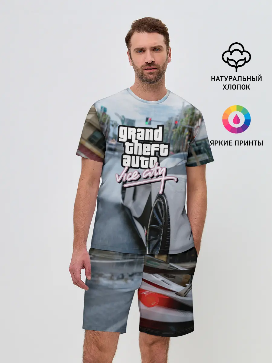 Мужской костюм с шортами / Vice city