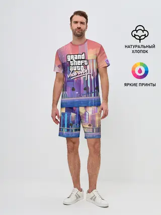 Мужской костюм с шортами / Vice city