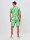 Мужской костюм с шортами / dinosaurs green