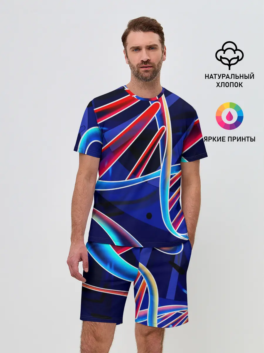 Мужской костюм с шортами / ДНК