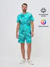 Мужской костюм с шортами / НЕОНОВЫЕ ПАЛЬМЫ