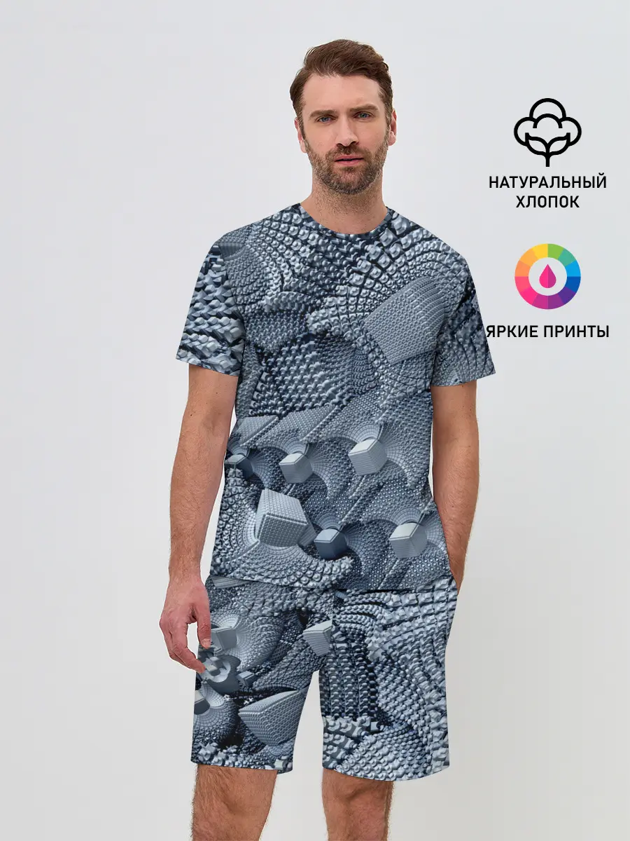 Мужской костюм с шортами / GREY