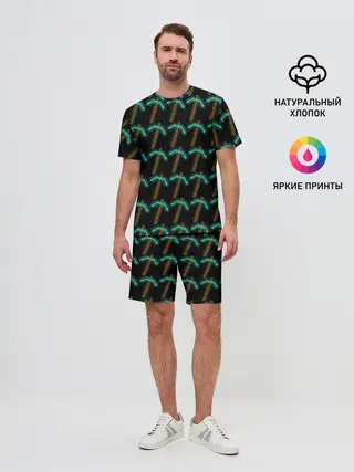 Мужской костюм с шортами / Майнкрафт Кирка