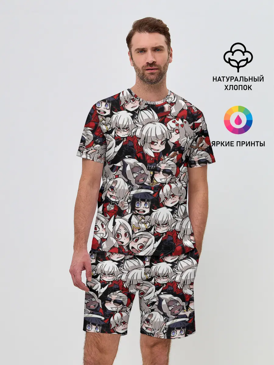 Мужской костюм с шортами / Helltaker