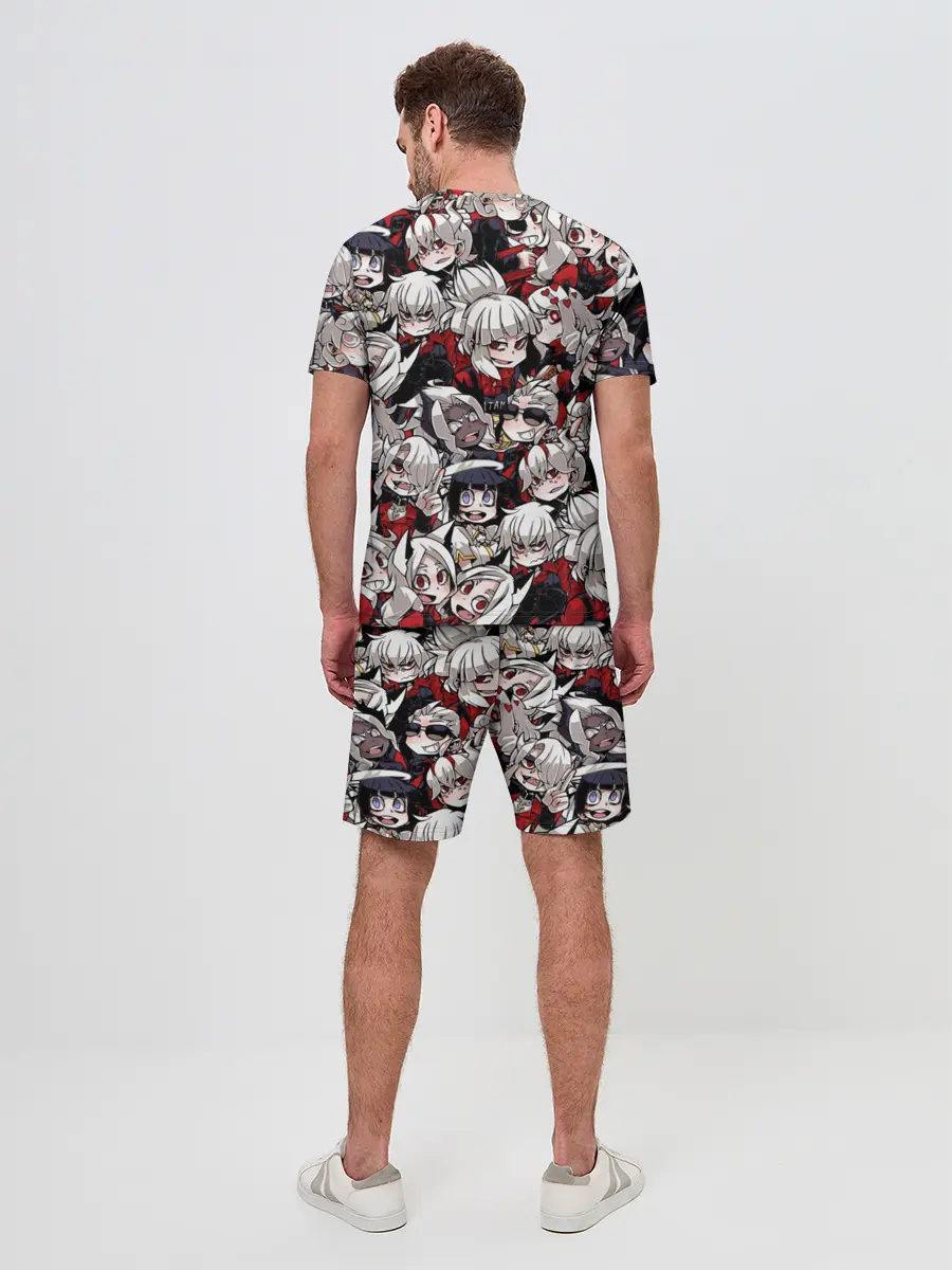 Мужской костюм с шортами / Helltaker