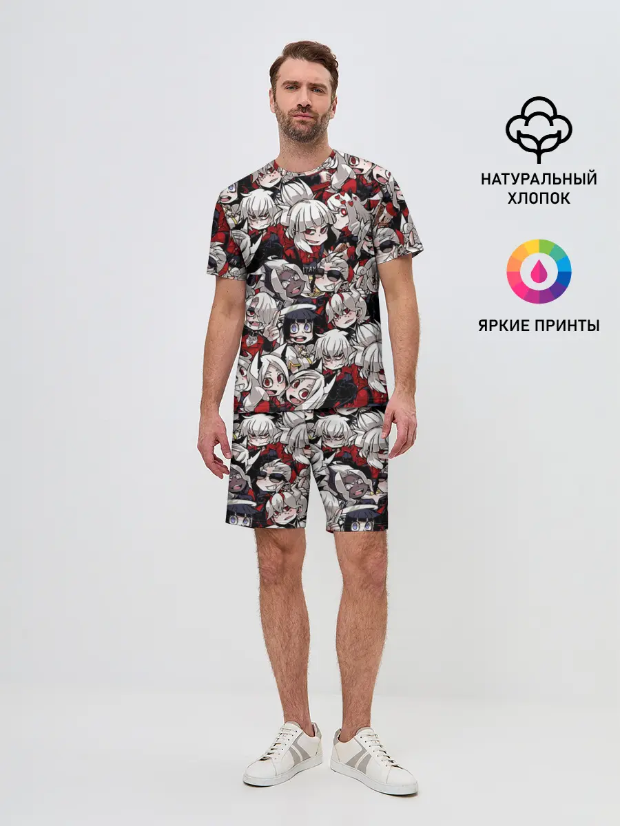 Мужской костюм с шортами / Helltaker