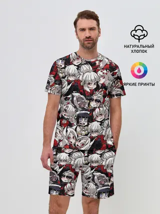 Мужской костюм с шортами / Helltaker