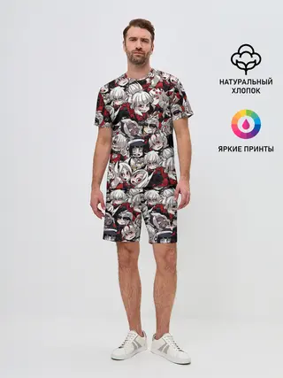 Мужской костюм с шортами / Helltaker
