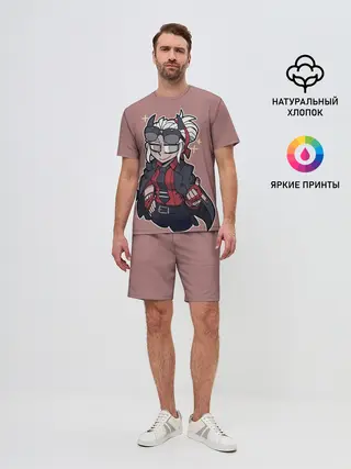 Мужской костюм с шортами / Helltaker.