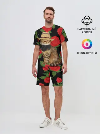 Мужской костюм с шортами / Мачо Котик | Ковбой