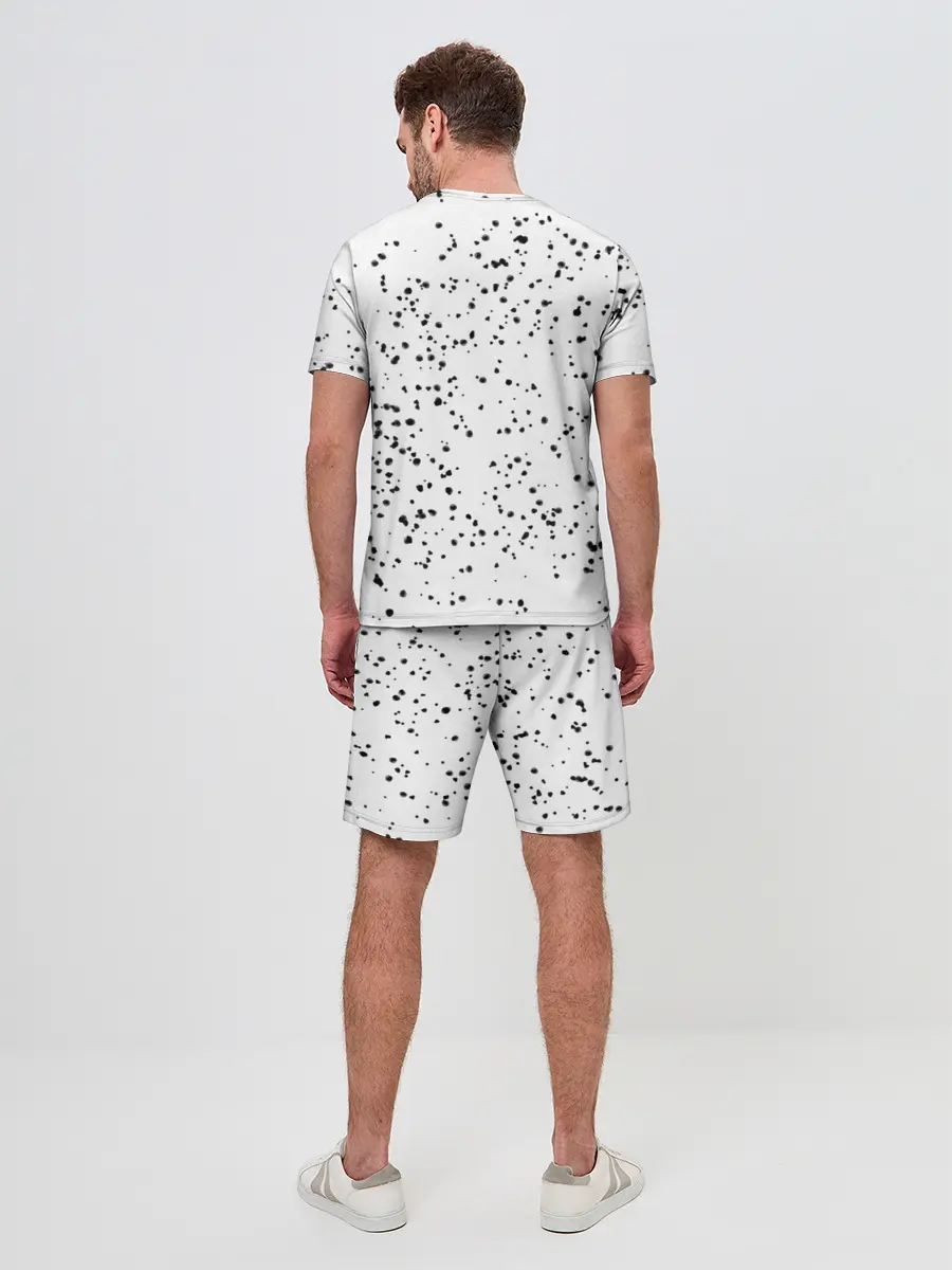 Мужской костюм с шортами / Точки