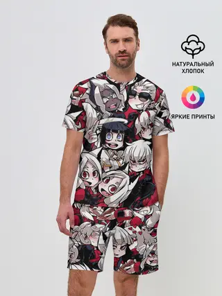 Мужской костюм с шортами / Helltaker