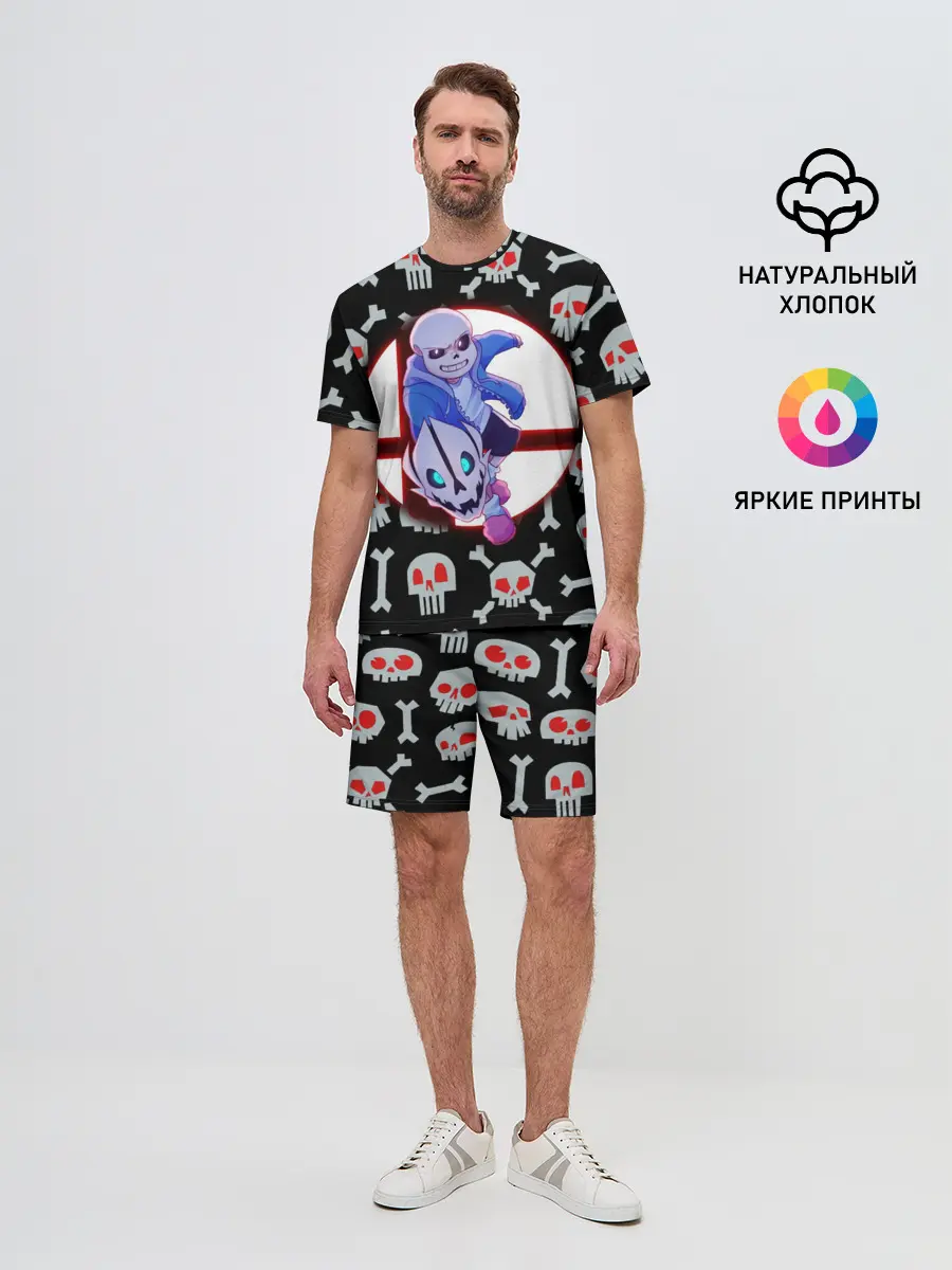 Мужской костюм с шортами / Sans | Неон