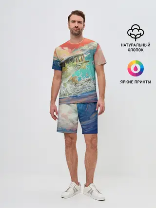 Мужской костюм с шортами / Клёвая Рыбалка