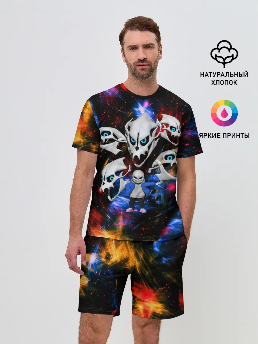 Мужской костюм с шортами / Санс | Undertale