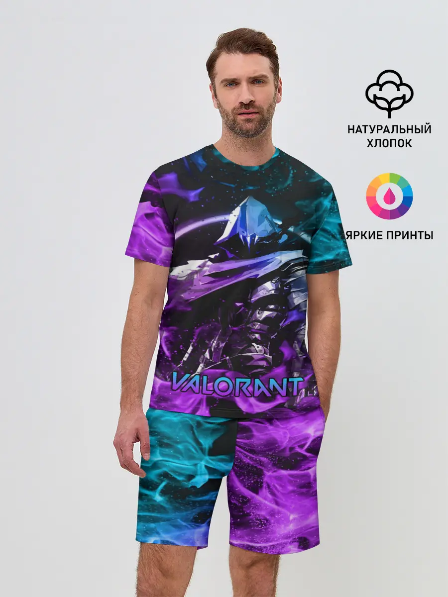 Мужской костюм с шортами / VALORANT OMEN