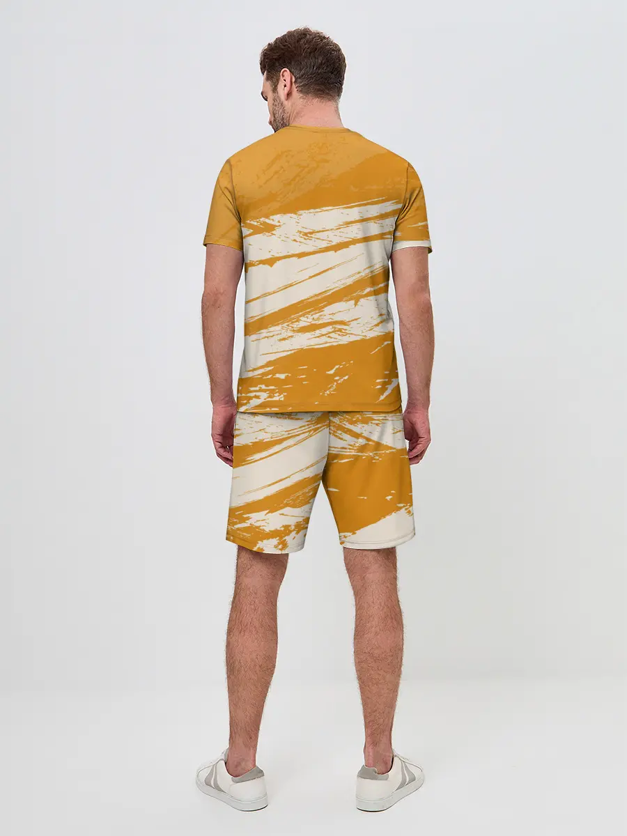 Мужской костюм с шортами / Хвост Феи оранжевые тона