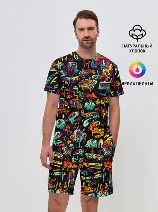 Мужской костюм с шортами / Zombi Slime