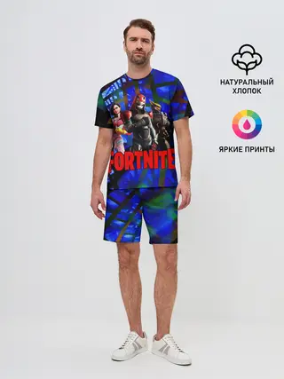 Мужской костюм с шортами / Fortnite