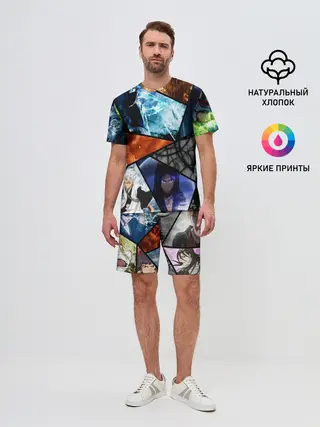 Мужской костюм с шортами / аниме персы