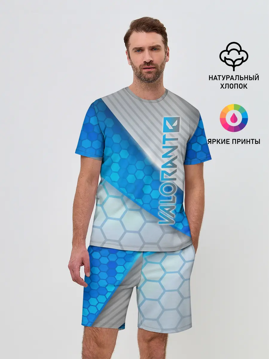 Мужской костюм с шортами / Valorant