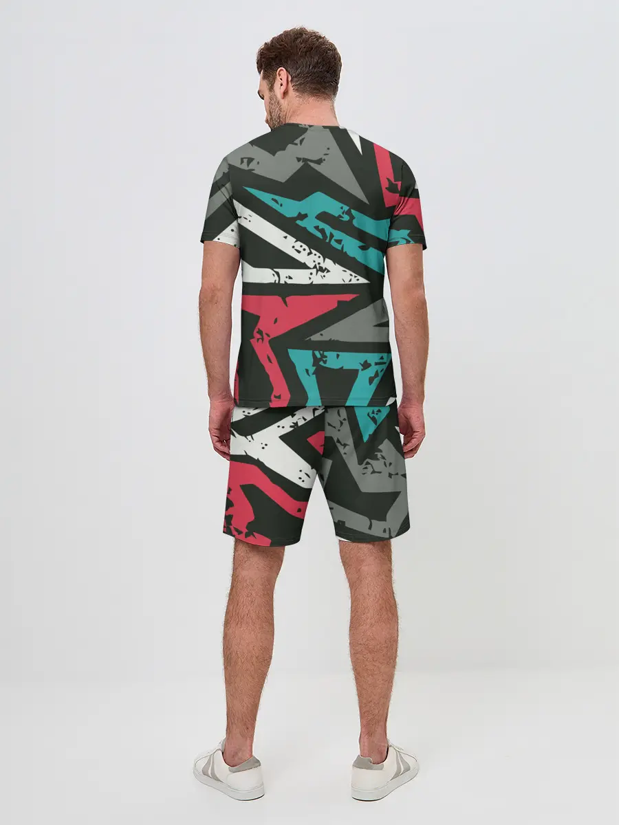 Мужской костюм с шортами / Geometric Abstraction