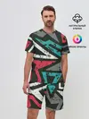 Мужской костюм с шортами / Geometric Abstraction