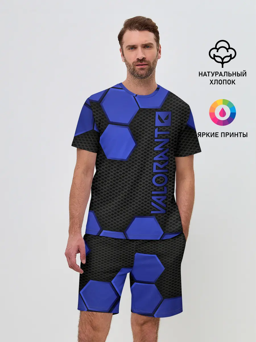 Мужской костюм с шортами / Valorant